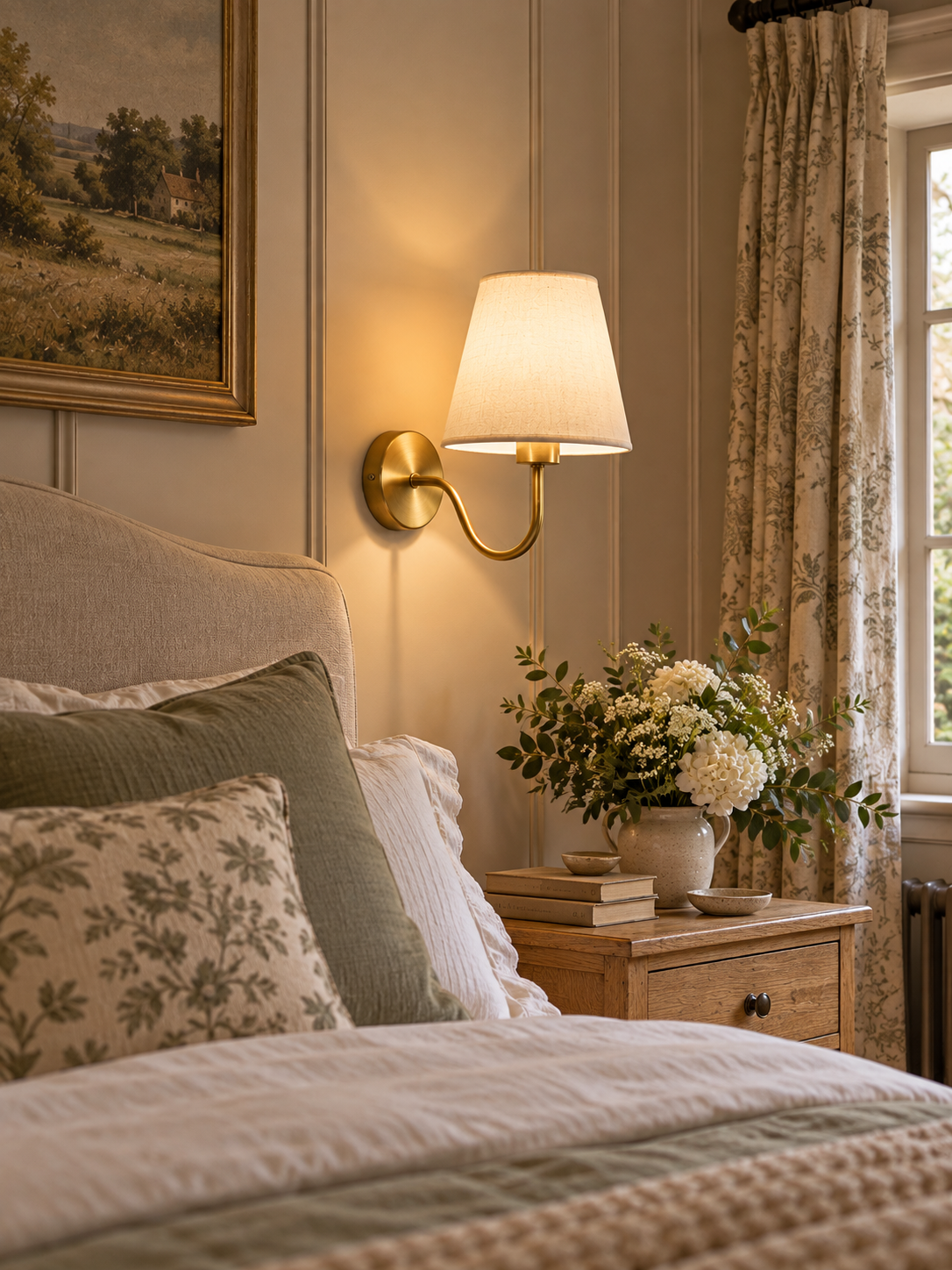 The Elmore Fabric Wall Light
