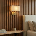 The Cotswold Beaumont Fabric Wall Light