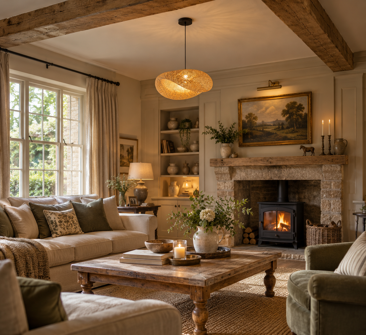 The Meadow Woven Pendant Light