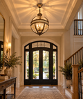 The Cotswold Mercer Globe Gold Pendant Light