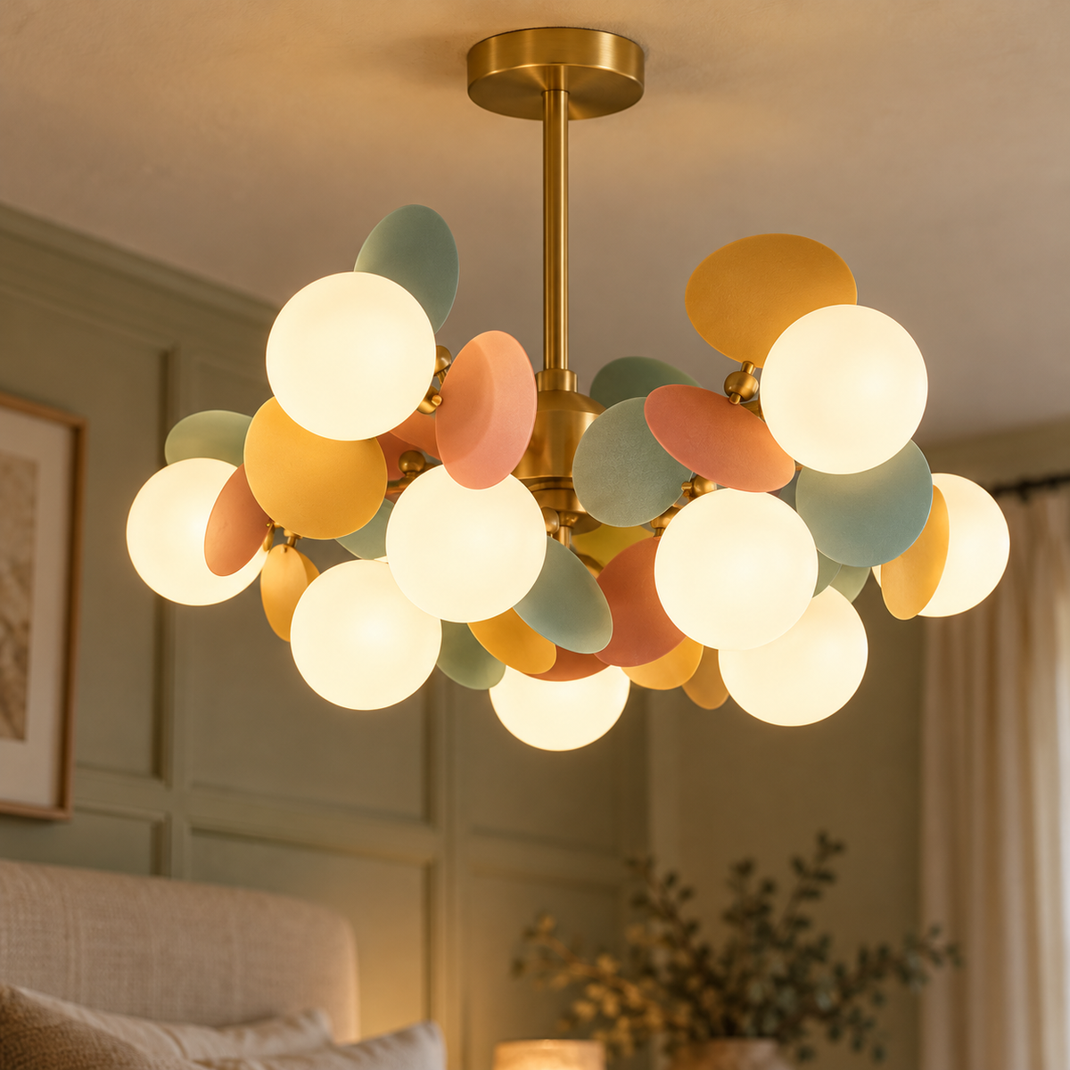 The Cotswold Elara Branch Chandelier
